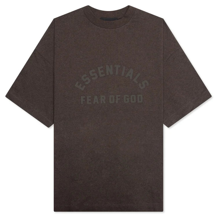 Fear of God Essentials Logo T-Shirt  - Heather Wood