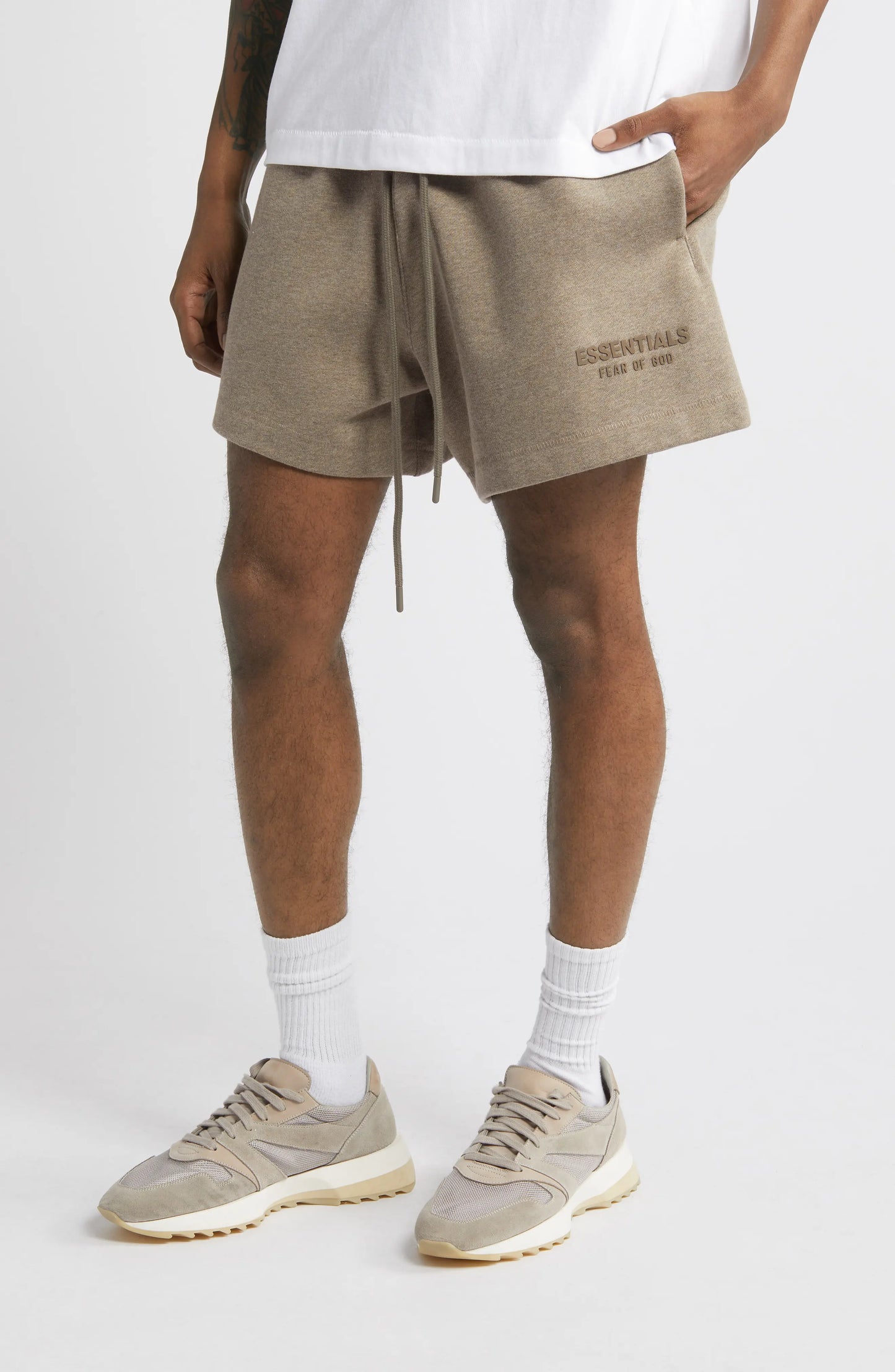 Fear of God Essentials Sweat Shorts - Heather Grey